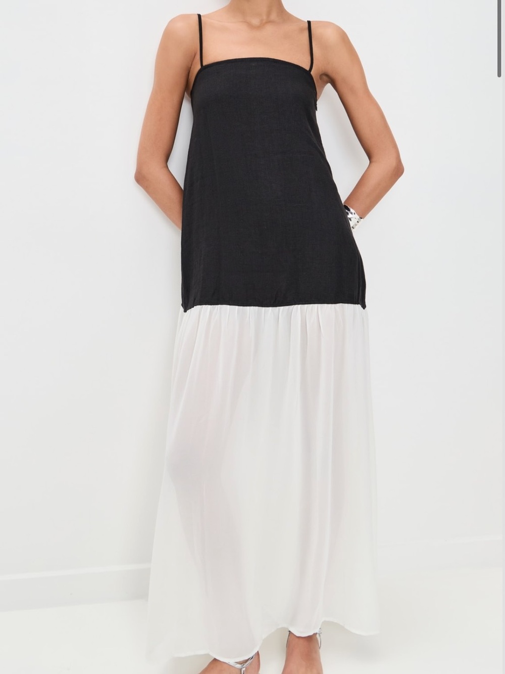 VRG GRL Nora Maxi Dress in Black